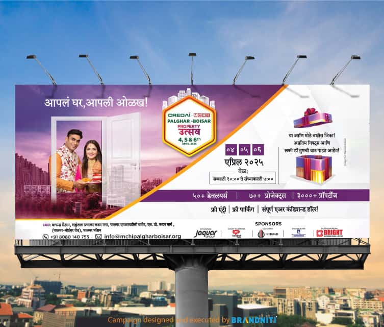 Design. Strategy. Results. The Brandniti Way at CREDAI-MCHI Palghar-Boisar Utsav