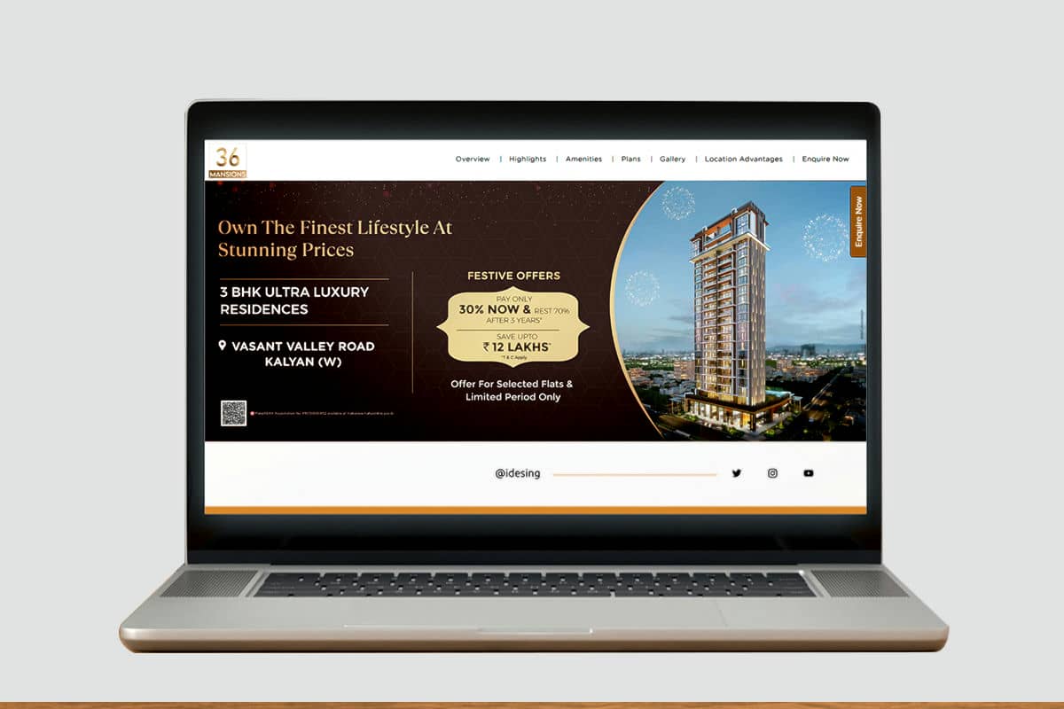 36 Mansions Microsite By Brandniti5