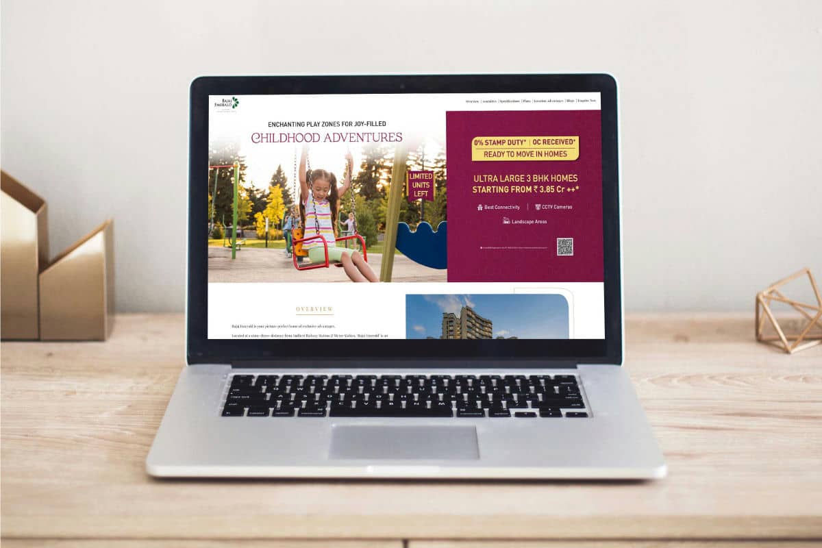 Bajaj Emerald Microsite By Brandniti5