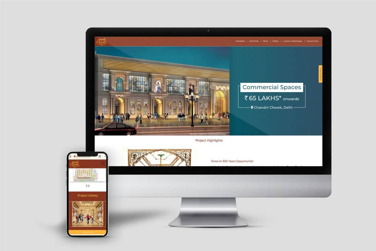 Omaxe Chandni Chowk Microsite By Brandniti5