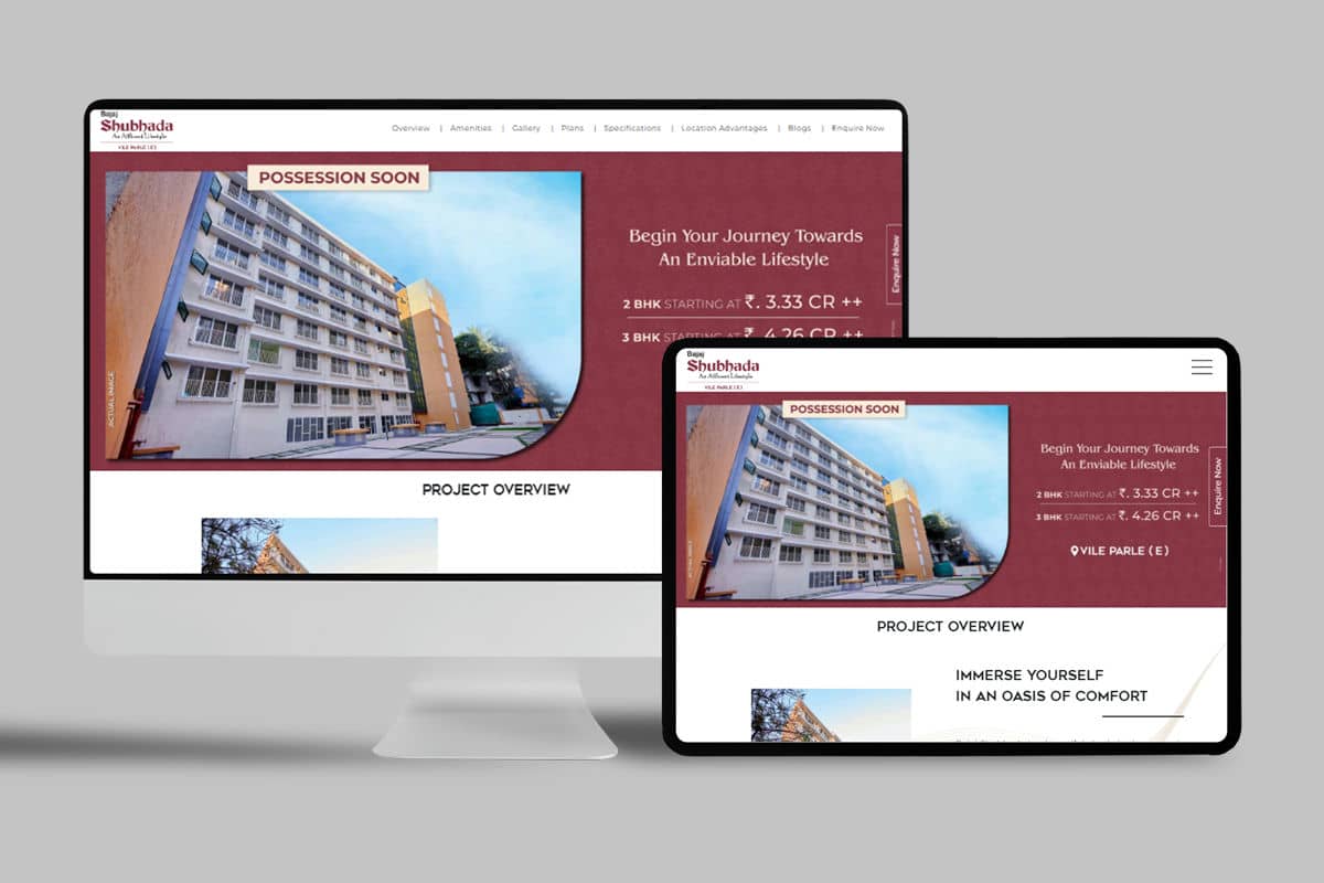 Bajaj Shubhada Microsite By Brandniti5